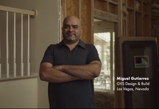 contractor front facing from GVS Design & Build, video testimonial