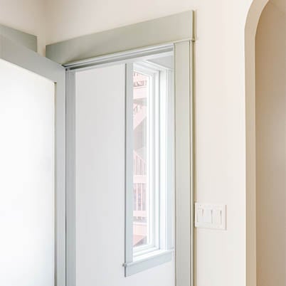 Yellow Brick Home Hallway