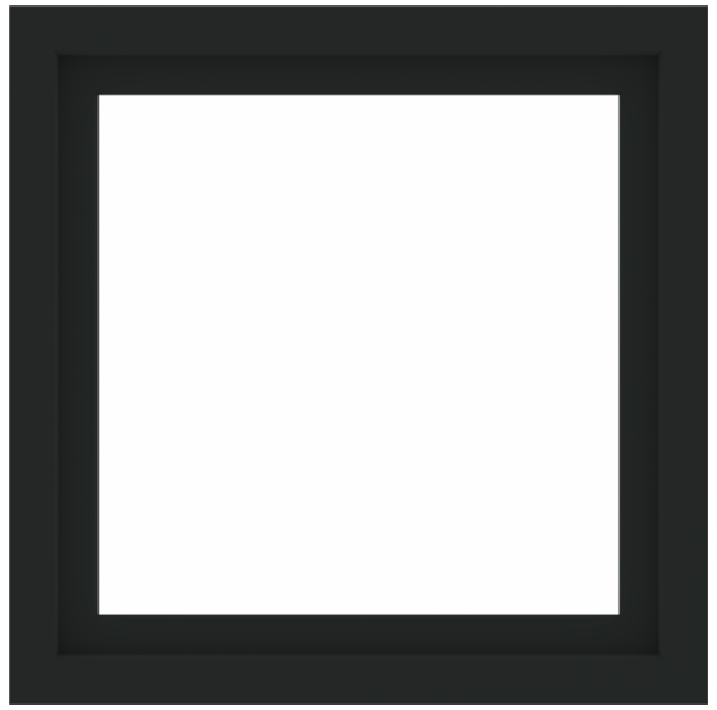 interior image of black framed andersen window