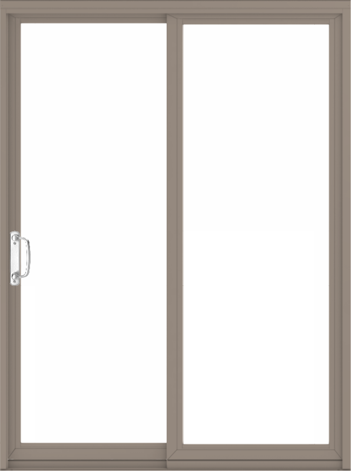 Permashield interior patio door in color white