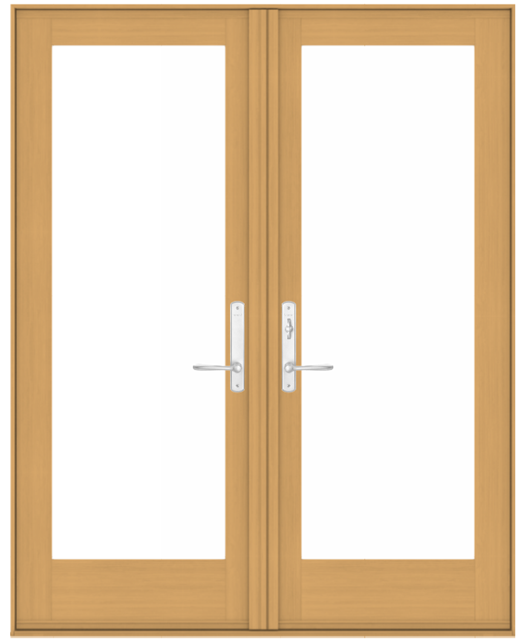 french patio door in pine
