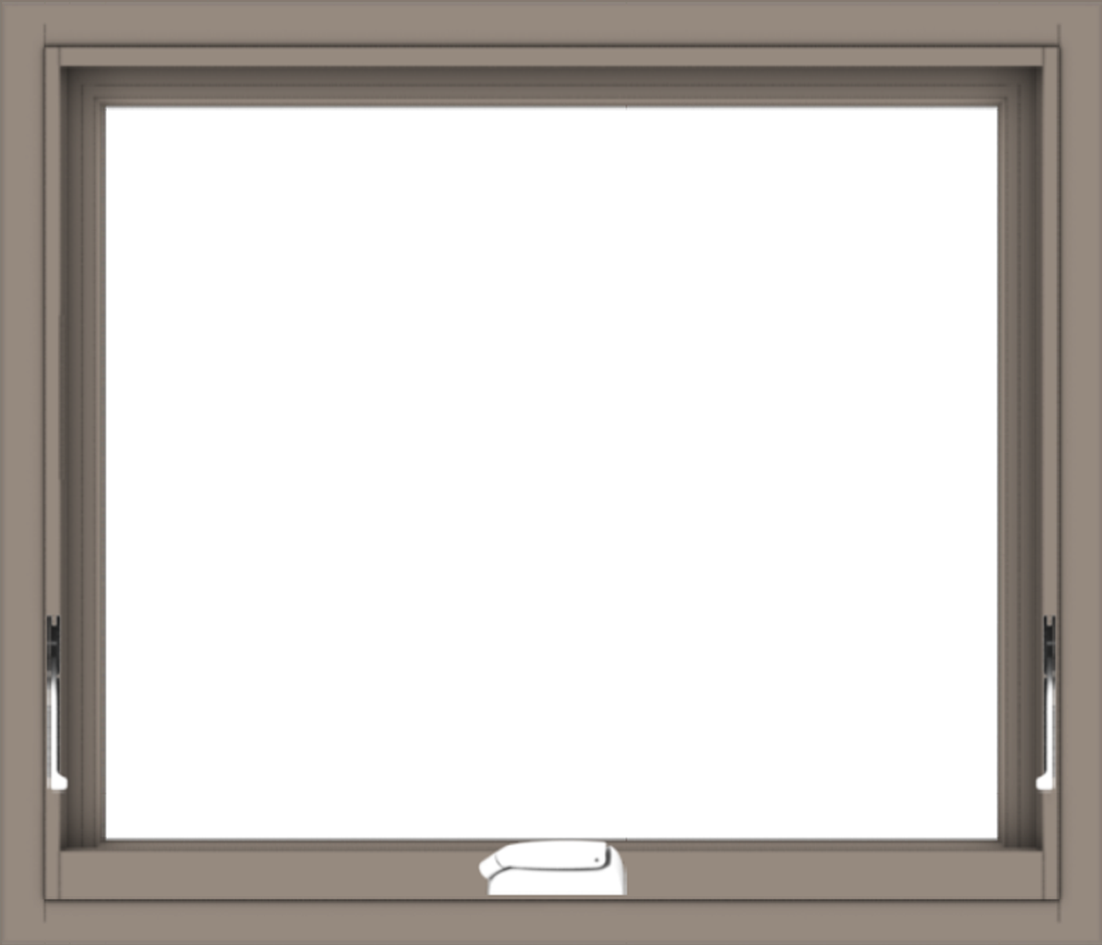 andersen awning e-series window in sandtone