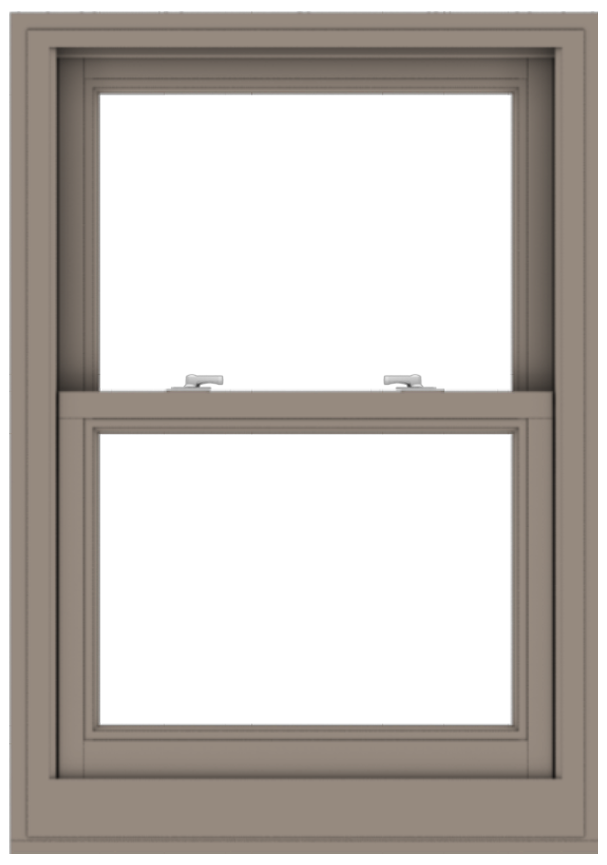 andersen e series double-hung window with sandtone trim