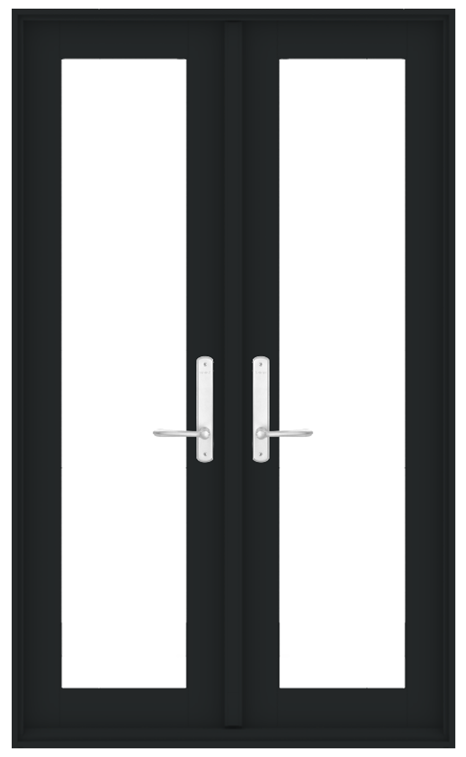 andersen e series hinged patio with black trim