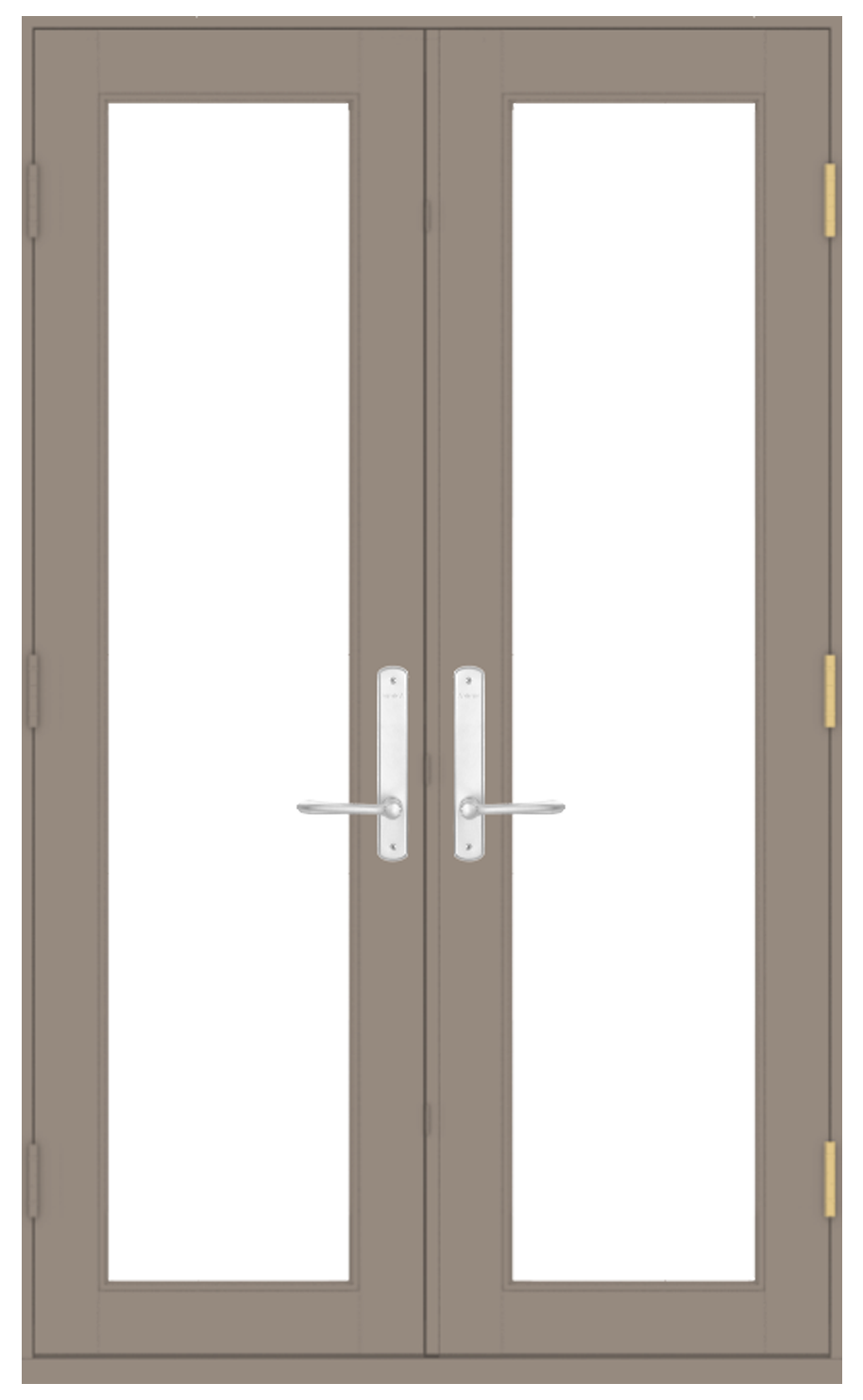 andersen e series hinged patio with sandtone trim