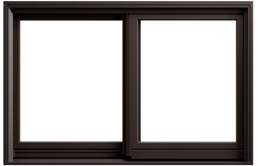 andersen exterior dark bronze gliding window