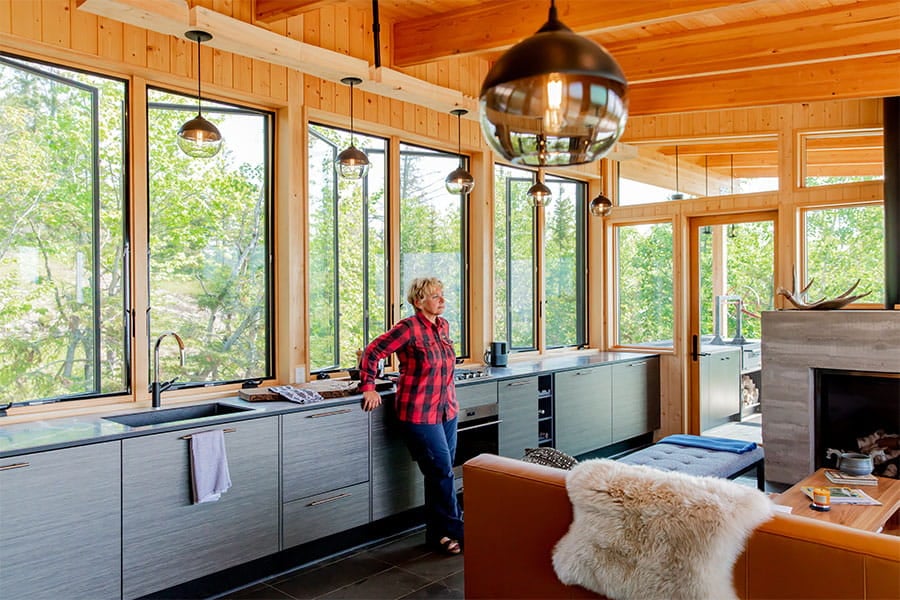 A cabin that’s built better, not bigger